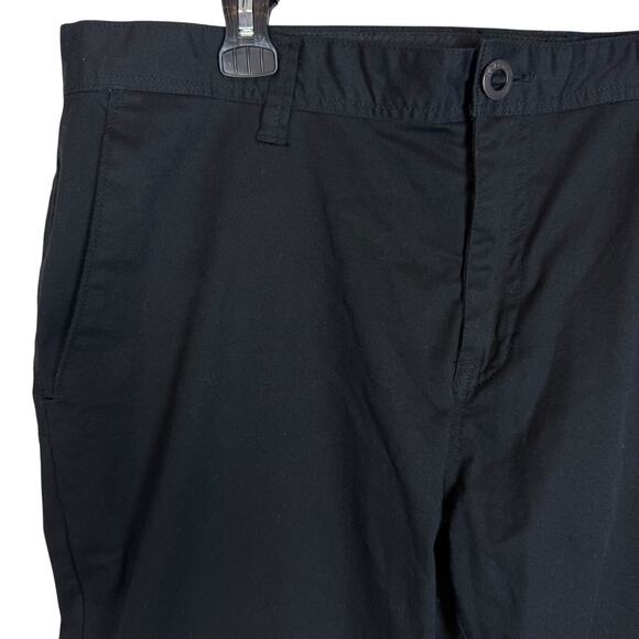 Volcom Chino Pants Men's 40 Black Stretch High-Rise Flat Front Classic - Picture 5 of 15
